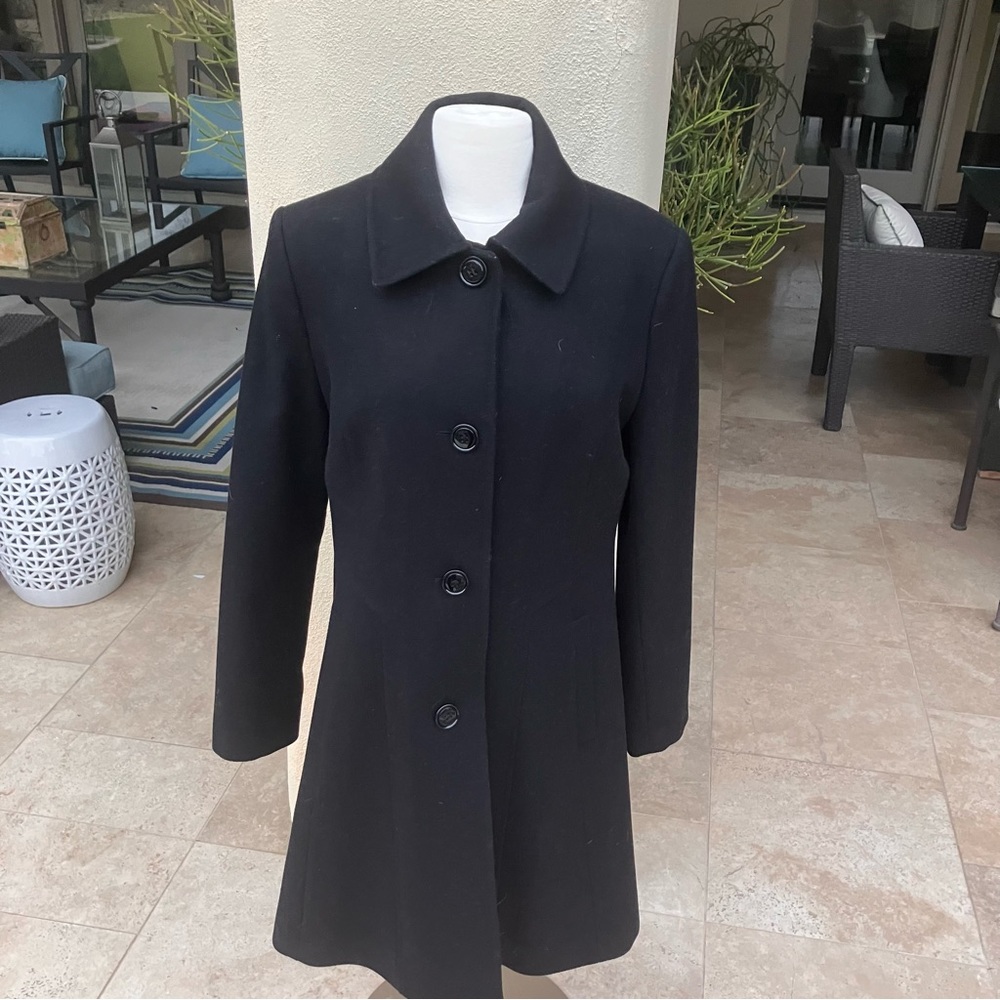Preston & York Wool Coat-Black, 14